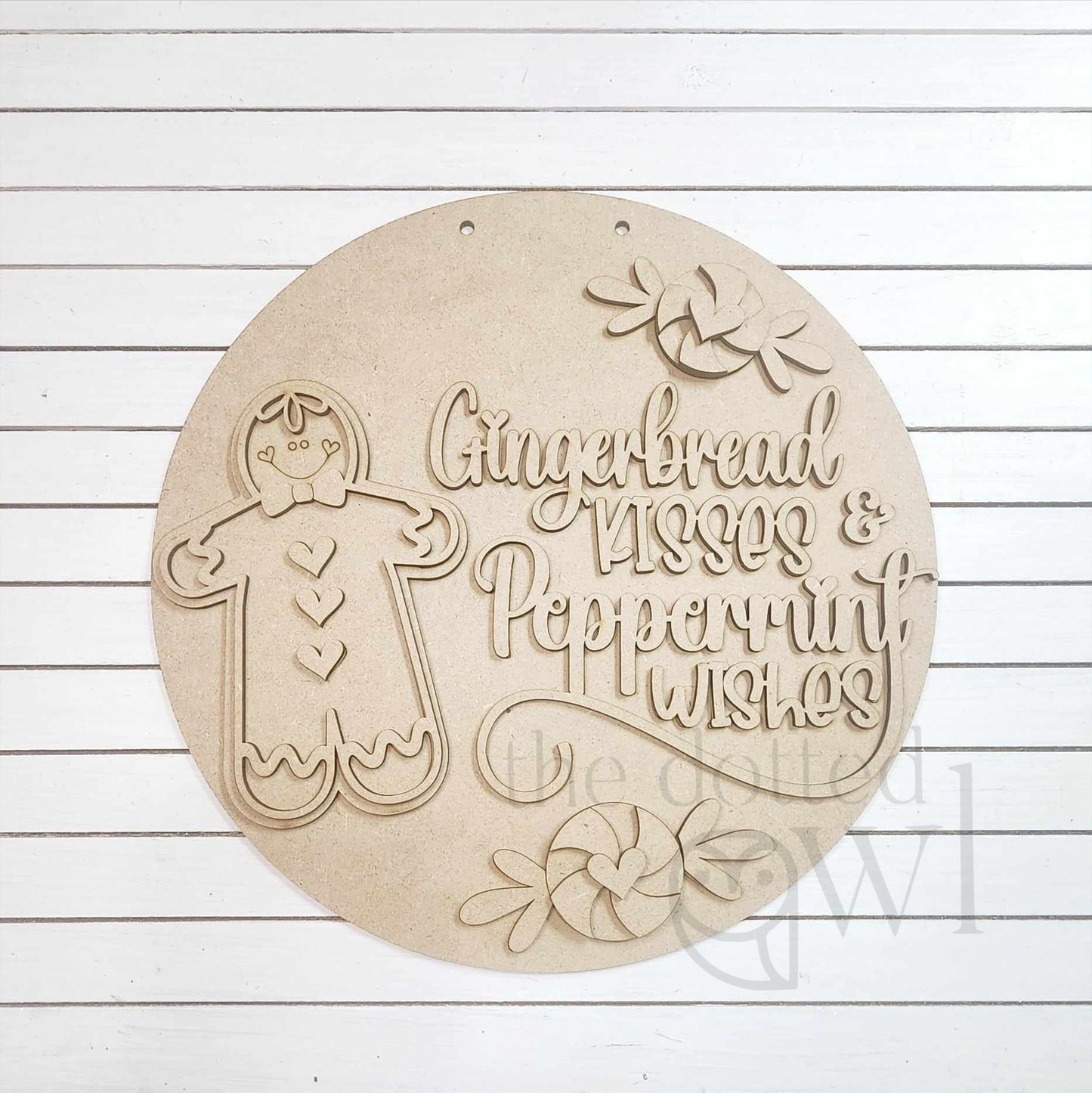 Gingerbread Door Hanger