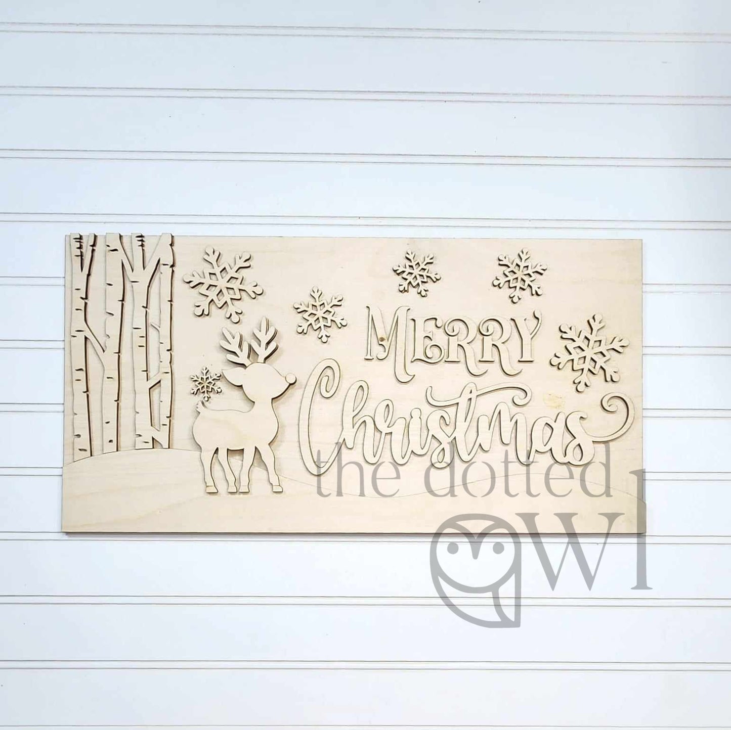 Oh Deer Mantle Sign
